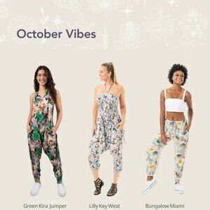 October Fall Bundle – Kira Jumpsuit, Lilly Romper & Miami Joggers Outfit Set